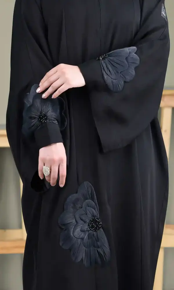 عباية اوسلين اسود