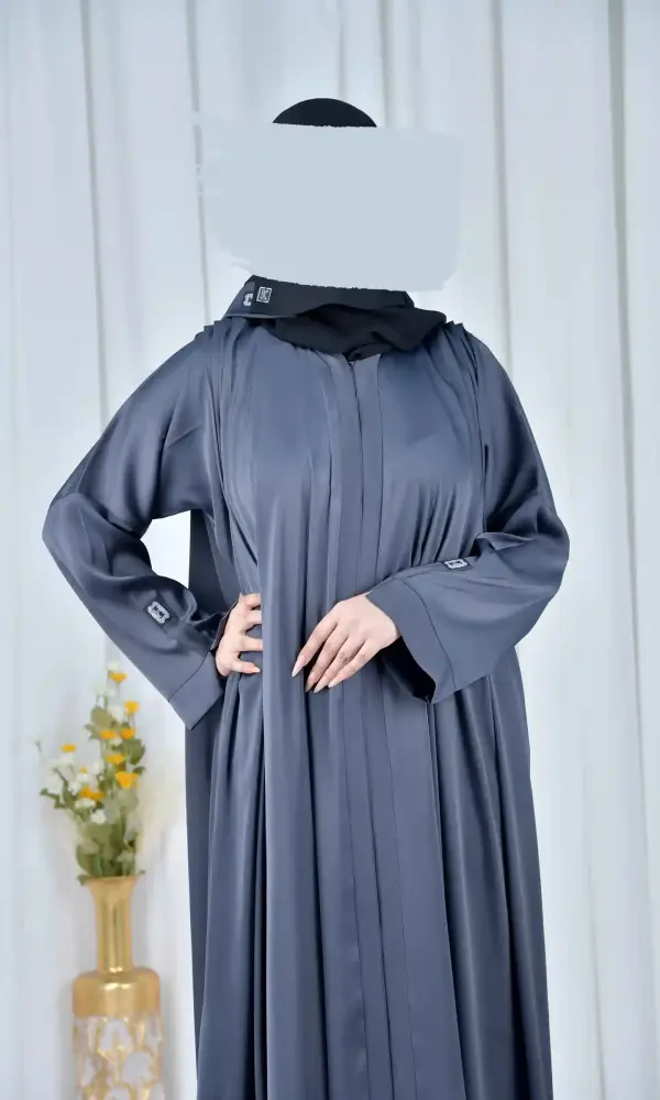 عباية نورسين رمادي