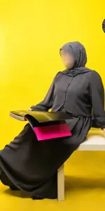 عباية ريوانا رمادي