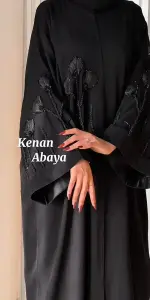عباية ازهار تو اسود
