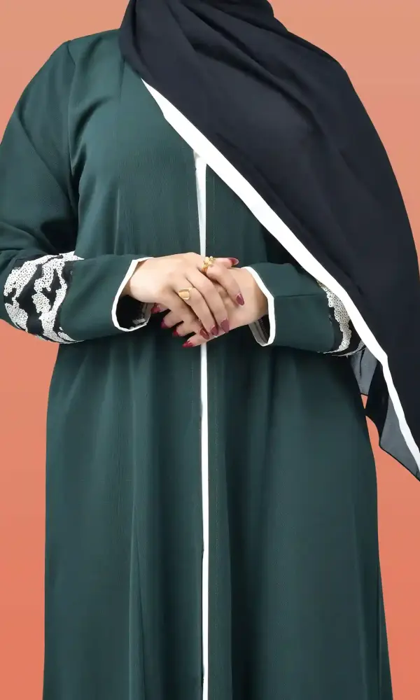 عباية سرلاء اخضر
