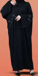 عباية ازهار تو اسود