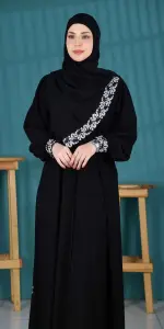 عباية جمانه تو ابيض