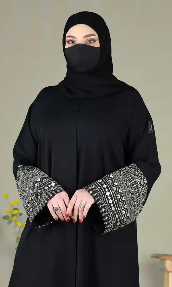 عباية سوار تو ذهبي