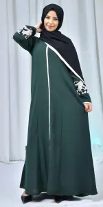 عباية سرلاء اخضر
