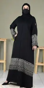 عباية سوار تو ذهبي