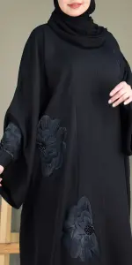 عباية اوسلين اسود