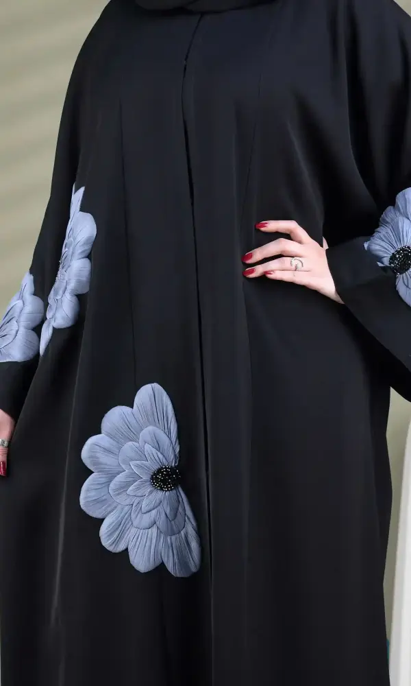 عباية اوسلين فضي