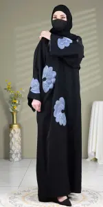 عباية اوسلين فضي