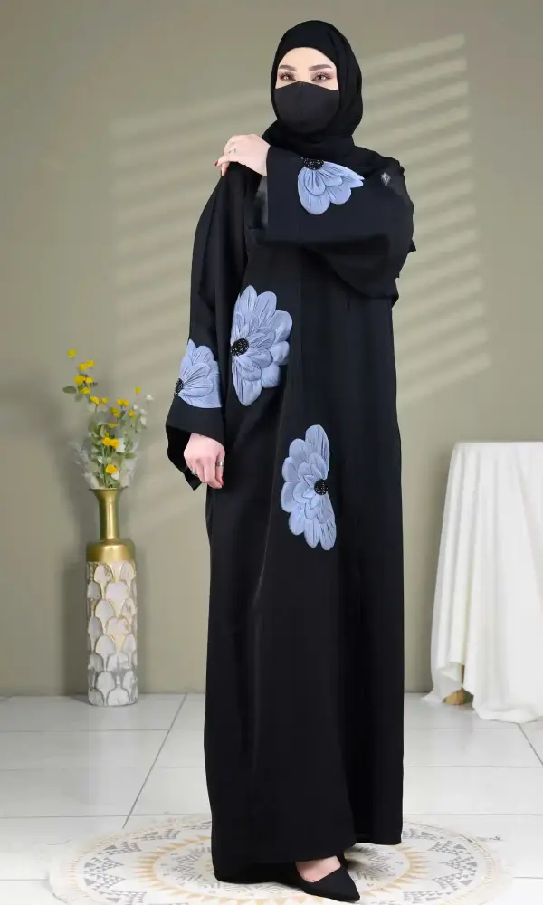 عباية اوسلين فضي